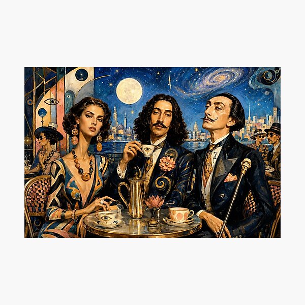 Item preview, Surreal Tea Party with Velázquez, Flamia & Dalí Influences designed and sold by Natalia-Vlad.