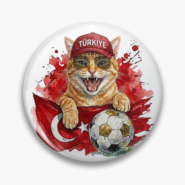 Item preview, Ginger marmalade cat World Cup Türkiye Turkey Suppawter designed and sold by The Suppawters.