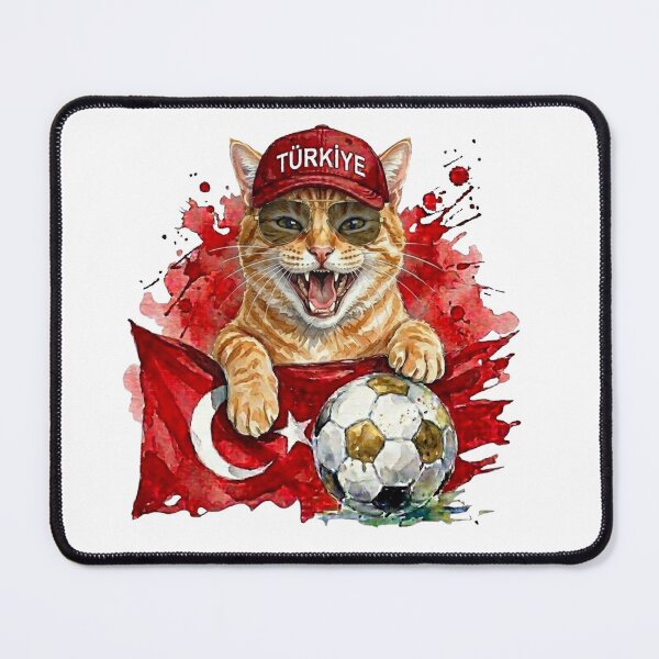 Item preview, Ginger marmalade cat World Cup Türkiye Turkey Suppawter designed and sold by The Suppawters.
