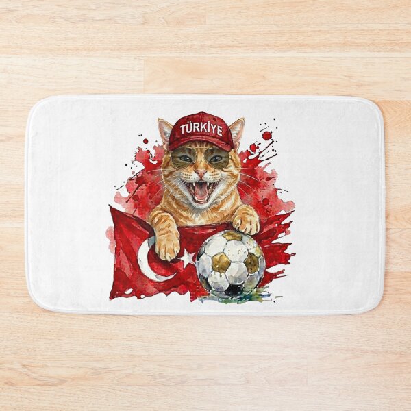 Item preview, Ginger marmalade cat World Cup Türkiye Turkey Suppawter designed and sold by The Suppawters.