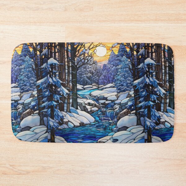 Item preview, Icy Winter Solstice Brook designed and sold by pinkal.