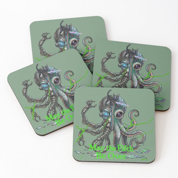 Item preview, Laser Robo cat Riding Cyborg Octopus-Half Robot Animal Due  designed and sold by MonsoonInkX.