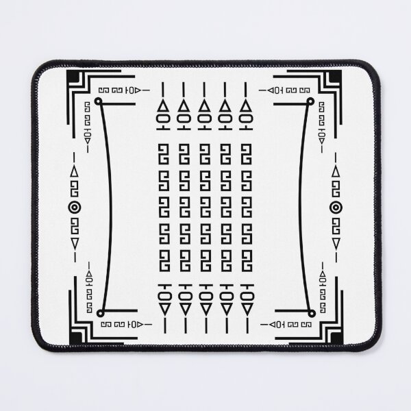 Item preview, Modern abstract geometric weave on transparent background, sacred yantra talisman, Hah Taew pattern designed and sold by Longsilp.