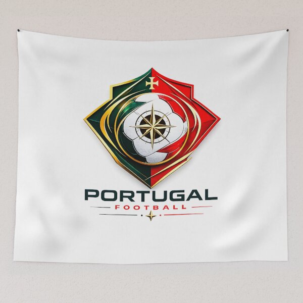 Item preview, Portugal Football Ultra Modern Minimal Soccer Design designed and sold by TKOprintdesigns.
