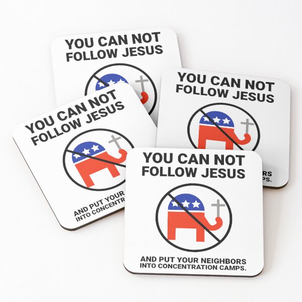 Item preview, You can’t follow Jesus and put your neighbors into concentration camps. designed and sold by Rachel the Artist .