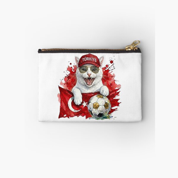 Item preview, White cat World Cup Türkiye Turkey Suppawter designed and sold by The Suppawters.