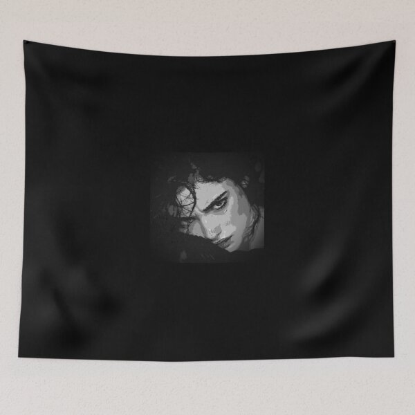Item preview, Intense Dark Gaze - High Contrast Monochrome Noir Portrait designed and sold by samahl_l.