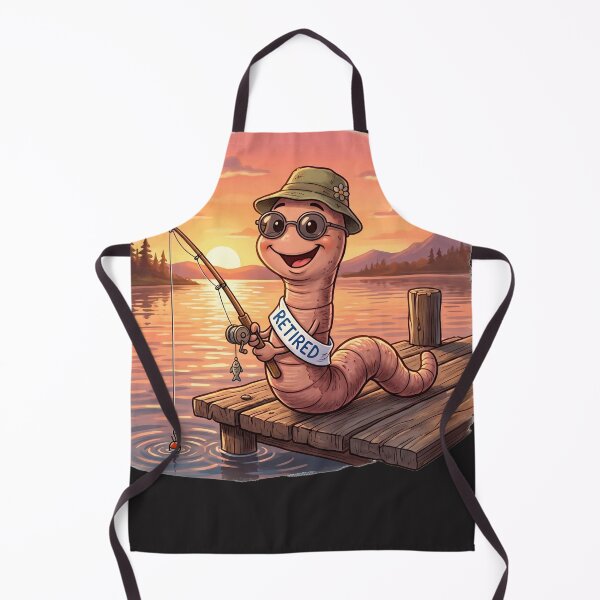 Item preview, Worm goes fishing – never to be bait again designed and sold by design-rebell.