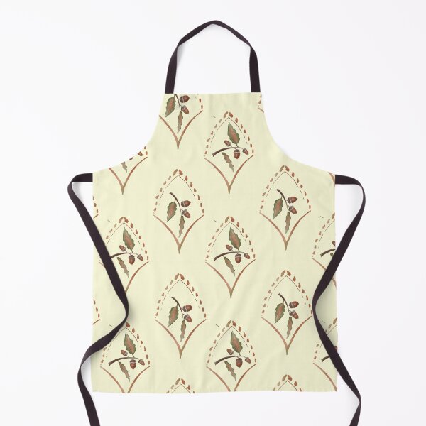 Item preview, Copy of Pattern with leaves and buds in yellow background for textile design and crafts designed and sold by SpaceartLilu.