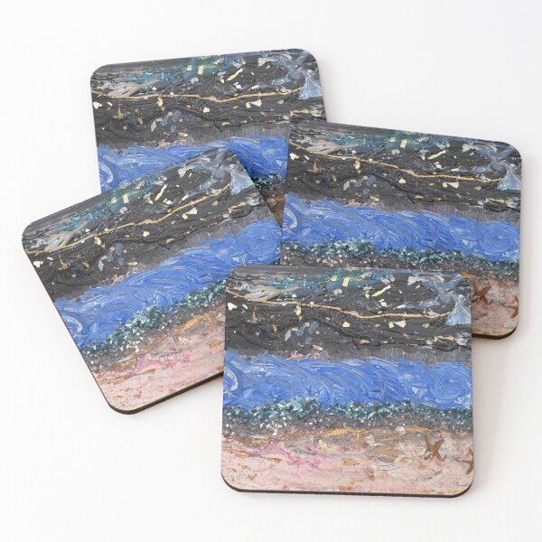 Item preview, The Beach at Night designed and sold by kafkaobscure.