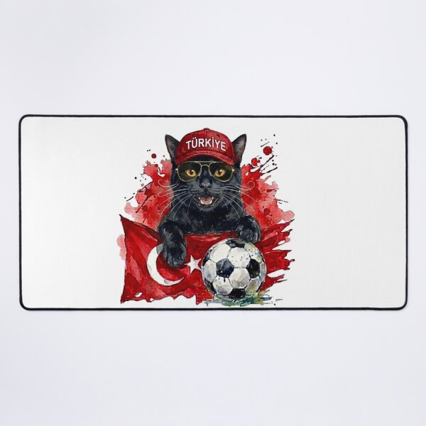 Item preview, Black cat World Cup Türkiye Turkey Suppawter designed and sold by The Suppawters.