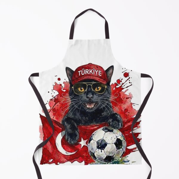 Item preview, Black cat World Cup Türkiye Turkey Suppawter designed and sold by The Suppawters.