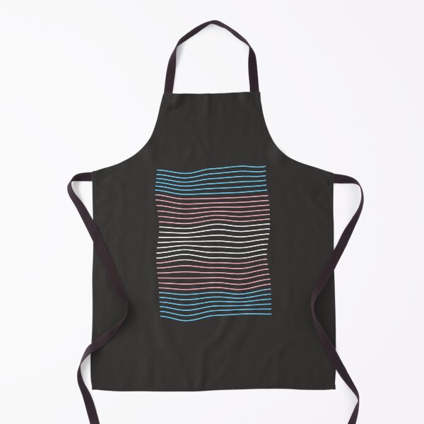 Item preview, Minimalist Transgender Pride Flag Waves – Modern LGBTQ Line Art Design designed and sold by Lanakila Studio.