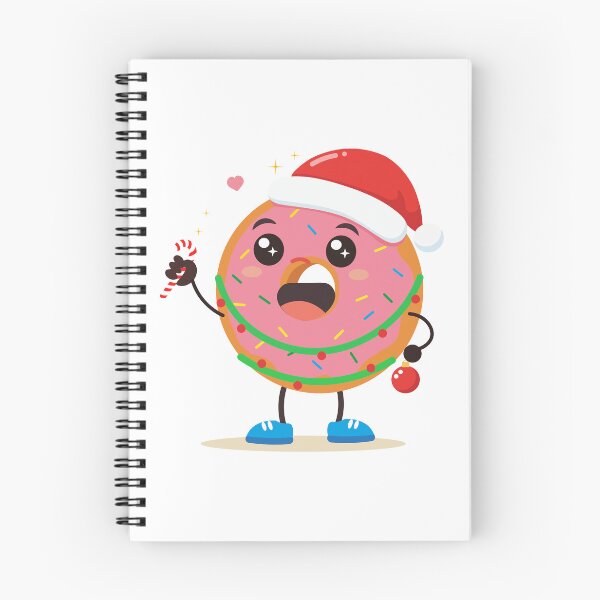 Item preview, Cute Christmas Donut Illustration designed and sold by BetweenForms.