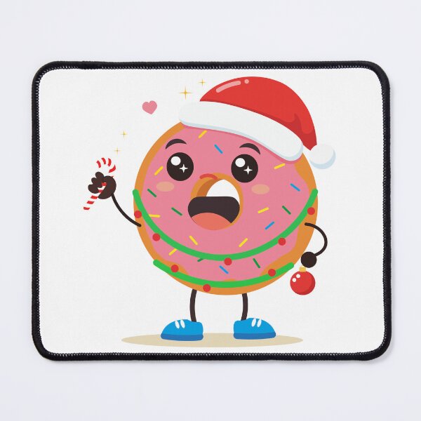 Item preview, Cute Christmas Donut Illustration designed and sold by BetweenForms.