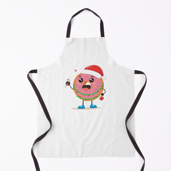 Item preview, Cute Christmas Donut Illustration designed and sold by BetweenForms.