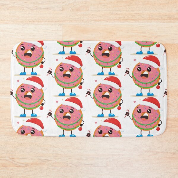 Item preview, Cute Christmas Donut Illustration designed and sold by BetweenForms.