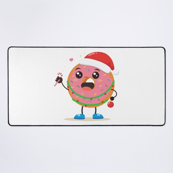 Item preview, Cute Christmas Donut Illustration designed and sold by BetweenForms.