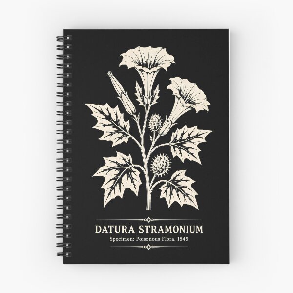Item preview, Jimsonweed (Datura Stramonium) - Poisonous Botanical Specimen - Dark Academia designed and sold by nbg2012.