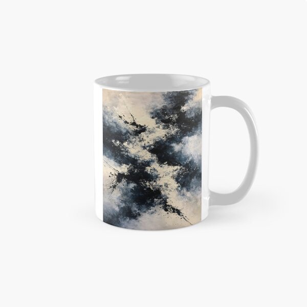 Item preview, Abstract Textured Blue Palette No. 22 - Turbulent Midnight Storm designed and sold by SlowRegardArt.