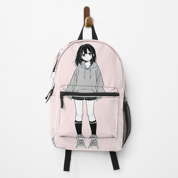 Item preview, Fashion - Girl in Gray Hoodie White Sneakers Pink Background designed and sold by AnimeShin.