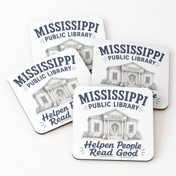 Item preview, Mississippi Public Library designed and sold by Pink Hombre.