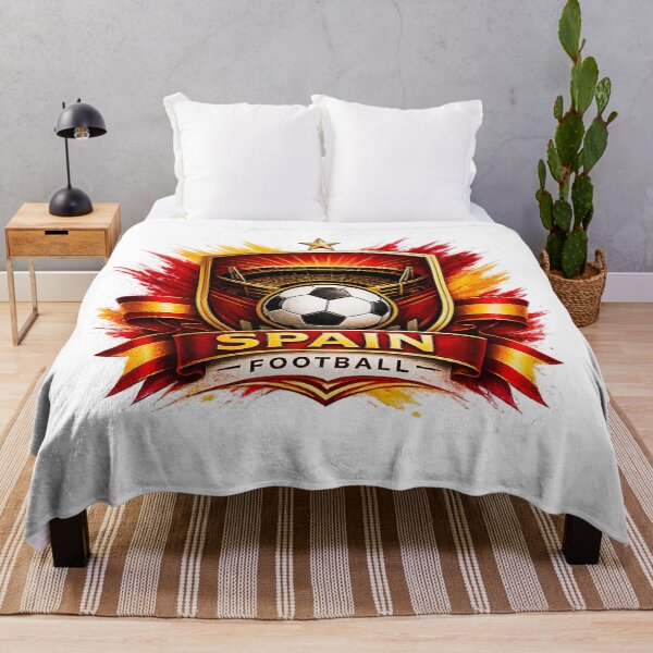 Item preview, Spain Football Ultra Modern Minimal Soccer Design designed and sold by TKOprintdesigns.