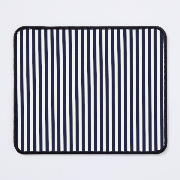 Item preview, Classic Navy Blue and White Vertical Stripes | Minimalist Nautical Stripe Pattern | Timeless Preppy Vertical Line Art | Elegant Navy Blue Pinstripes | Sophisticated Navy Stripe Pattern designed and sold by VivaFy.