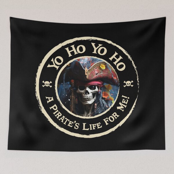 Item preview, Yo Ho! Yo Ho! A Pirate's Life For Me! Reversed Text Design designed and sold by G2Creative.