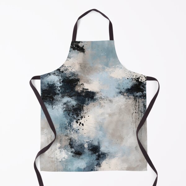 Item preview, Abstract Textured Blue Palette No. 23 - Ethereal Blue Veil designed and sold by SlowRegardArt.
