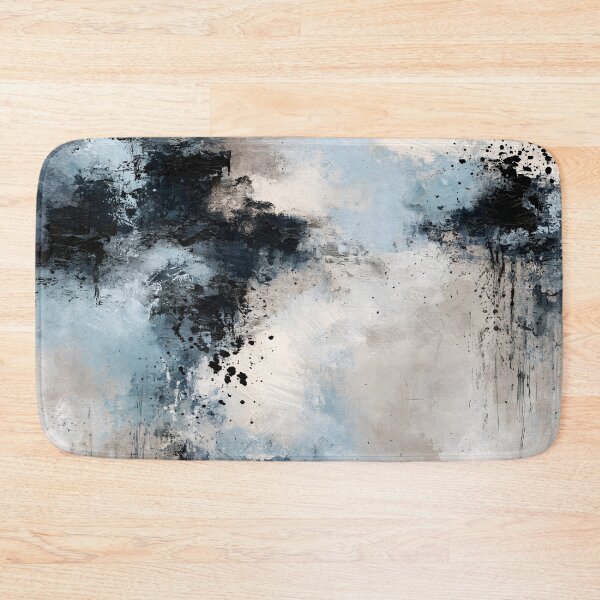 Item preview, Abstract Textured Blue Palette No. 23 - Ethereal Blue Veil designed and sold by SlowRegardArt.