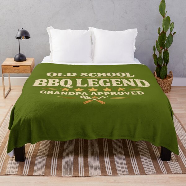 Item preview, Old School BBQ Legend Grandpa designed and sold by Meandmyshop.