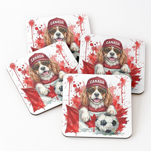 Item preview, Cavalier King Charles spaniel Blenheim World Cup Canada Suppawter designed and sold by The Suppawters.