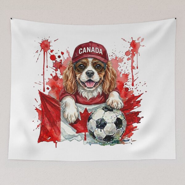 Item preview, Cavalier King Charles spaniel Blenheim World Cup Canada Suppawter designed and sold by The Suppawters.