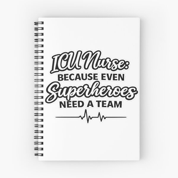 Item preview, ICU Nurse Because Even Superheroes Need a Team Funny Nurse Gift designed and sold by NurseVibesShop5.