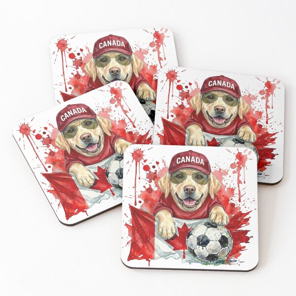 Item preview, Golden Labrador World Cup Canada Suppawter designed and sold by The Suppawters.