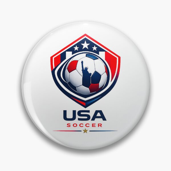 Item preview, USA Soccer Ultra Modern Minimal Football Design designed and sold by TKOprintdesigns.