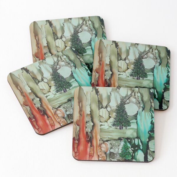 Item preview, Echoes of the Evergreen designed and sold by InnerCurrentCo.