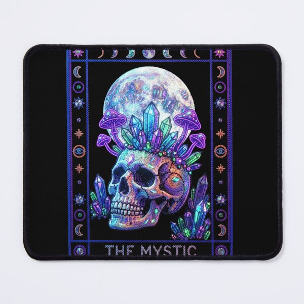 Item preview, Mystical Gothic Skull Tarot Card 3D Crystal Bead Art designed and sold by Rahaf-shop9.