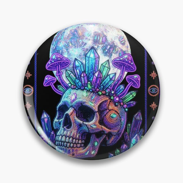 Item preview, Mystical Gothic Skull Tarot Card 3D Crystal Bead Art designed and sold by Rahaf-shop9.