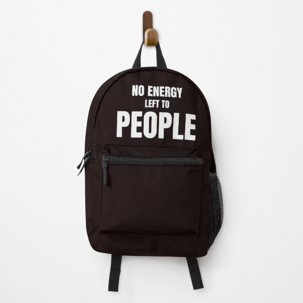 Item preview, No Energy Left to People – Funny Introvert Quote designed and sold by ArtPer-design.