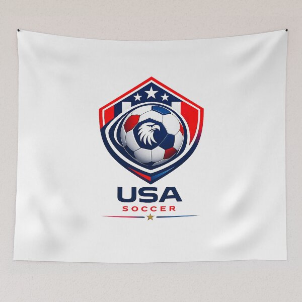 Item preview, USA Soccer Eagle Ultra Modern Minimal Football Design designed and sold by TKOprintdesigns.