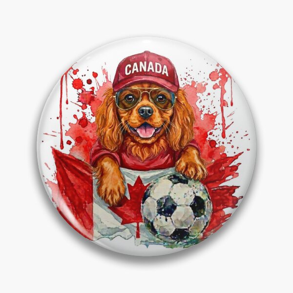 Item preview, Cavalier King Charles spaniel ruby World Cup Canada Suppawter designed and sold by The Suppawters.