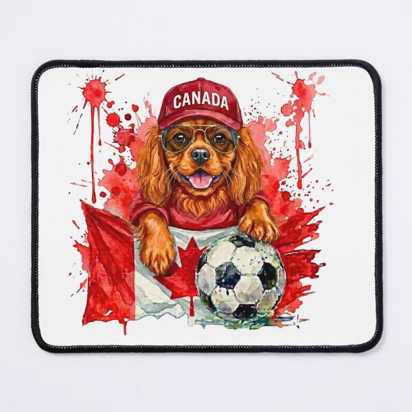 Item preview, Cavalier King Charles spaniel ruby World Cup Canada Suppawter designed and sold by The Suppawters.