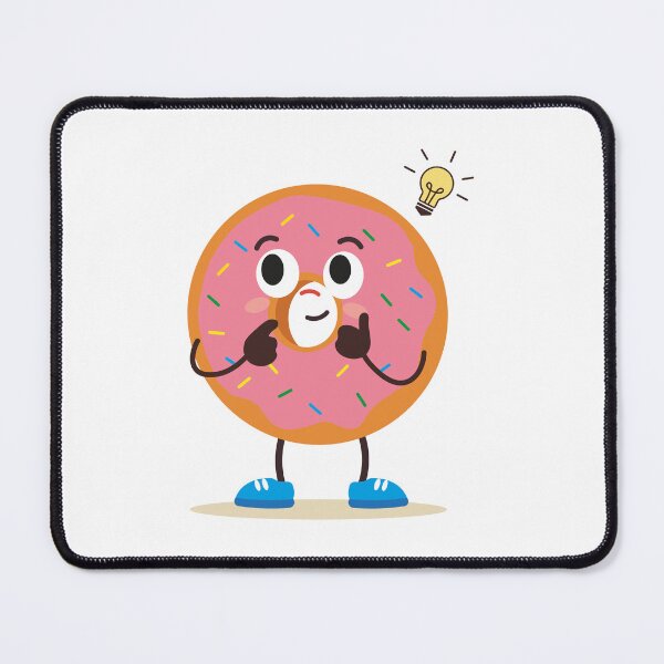 Item preview, Cute Donut with Creative Idea Lightbulb designed and sold by BetweenForms.