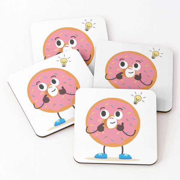 Item preview, Cute Donut with Creative Idea Lightbulb designed and sold by BetweenForms.