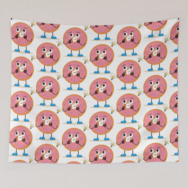 Item preview, Cute Donut with Creative Idea Lightbulb designed and sold by BetweenForms.