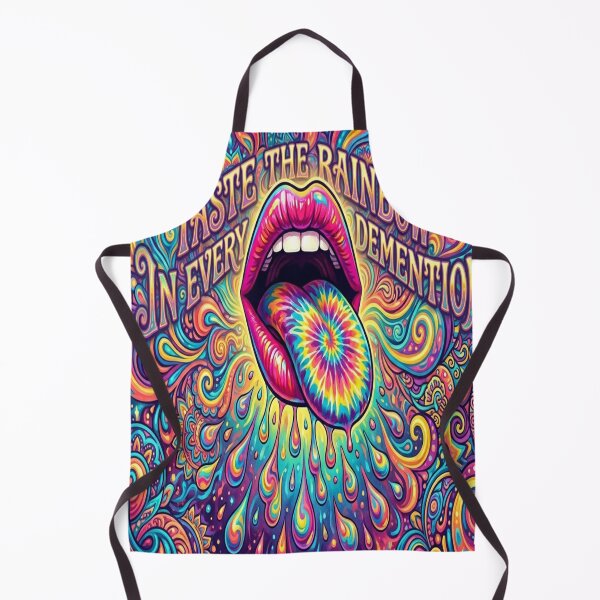 Item preview, Psychedelic Rainbow Tongue Expression designed and sold by Linders Lucious Looks.