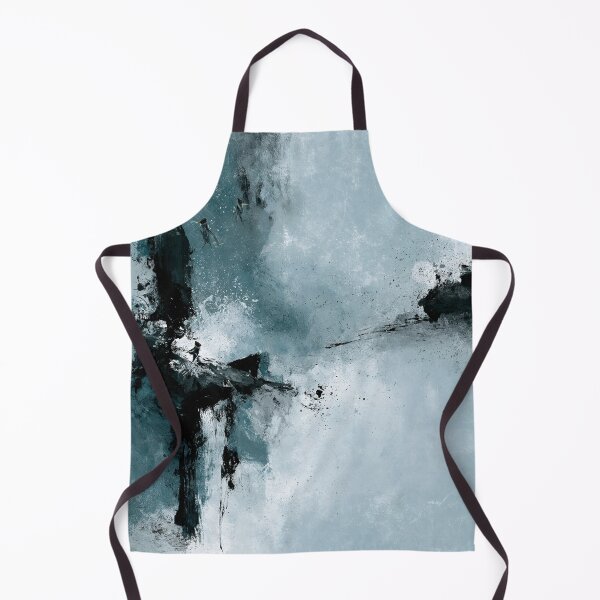 Item preview, Abstract Textured Blue Palette No. 24 - Azure Flight Over Silent Cliffs designed and sold by SlowRegardArt.