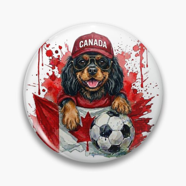 Item preview, Cavalier King Charles spaniel Black and Tan World Cup Canada Suppawter designed and sold by The Suppawters.